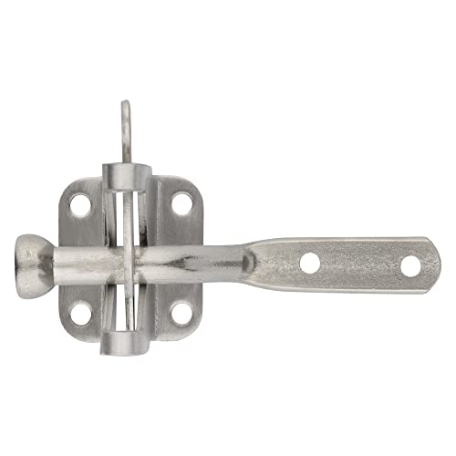 National Hardware N342-600 Automatic Gate Latch, Includes 4-Inch Bar, Coated with WeatherGuard Protection, Stainless Steel (Pack of 10) - size: 1 Count (Pack of 10)