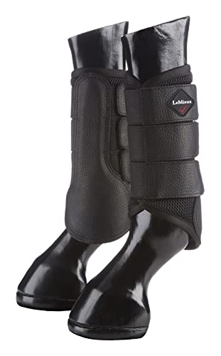LeMieux Carbon Mesh Wrap Support Horse Boots - Protective Gear and Training Equipment - Equine Boots, Wraps & Accessories - color: Black