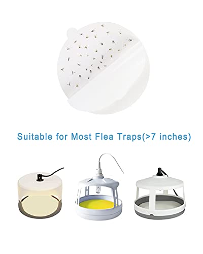 Flea Trap Refill Discs Sticky Pads 30 Pcs, 7.1 Inch Round Replacement Glue Boards for Victor The Ultimate and Other Flea Traps for Inside Your Home - style: 30 Pack