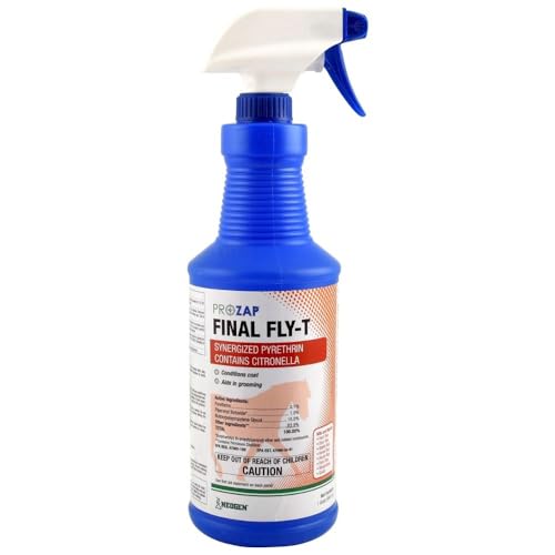 ProZap Final Fly-T Horse Spray and Wipe on Insecticide, 32 fl. oz.