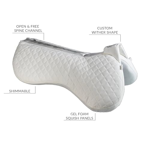 Total Saddle Fit Squish Pad - English - Impact Dampening Saddle Pad