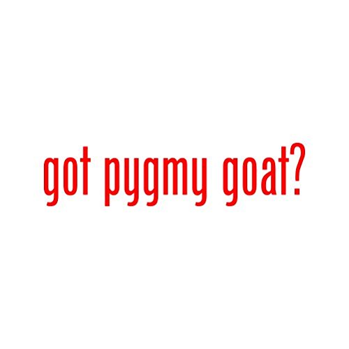 Got Pygmy Goat Sticker - Decal - Die Cut - Red