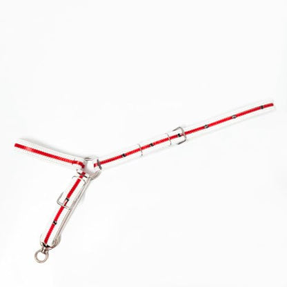 Cattle Halter Calf Halter Cow Halters with Heavy-Duty Brass Buckle, Easy-Clean Suede-Like Material, Adjustable Design for Calves, Adult Cattle, and Small Ponies (White, Medium) - size: Medium