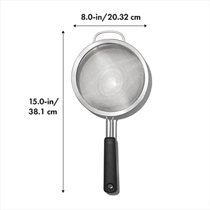 OXO Good Grips 8-Inch Double Rod Strainer - size: 8 Inch