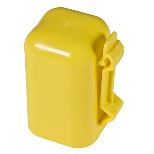 Zareba ITCPY-Z T-Post Safety Cap and Insulator, 10 per Bag Yelllow - size: 10 Pack