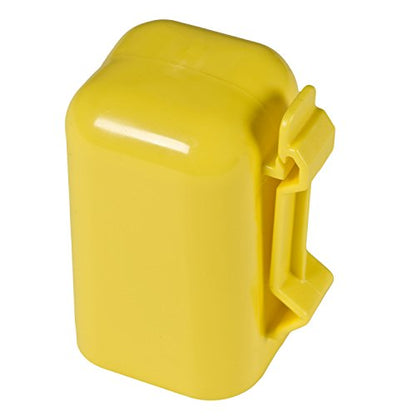 Zareba ITCPY-Z T-Post Safety Cap and Insulator, 10 per Bag Yelllow - size: 10 Pack
