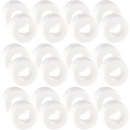 IndigoCase 24 Pack Self Adhesive Bandage Wrap 1 Inch x 5 yd Elastic Tape - color: White, size: 1 Inch - 24 Pack