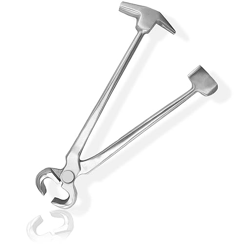 3 in 1 Farrier Tool Multi Hoof Nipper,Hammer,Cutter 13 Inch Plier