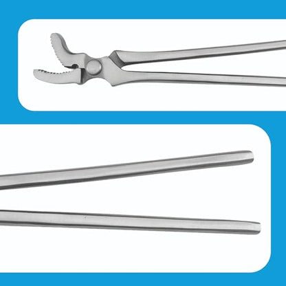 13" Silver Curved Jaw Clincher, Professional Farrier Tool for Horseshoeing, Hoof & Nail Clinching, Durable Horseshoe Clincher - style: Curved Jaw Clincher 13"