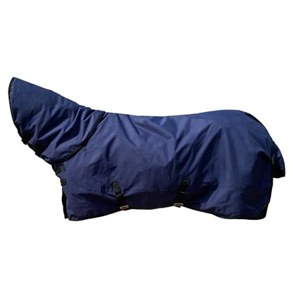 Horse Care Blanket, Turnout Blanket for Horses with Detachable Neck Cover, 1200 D 220g Filling Thicken Medium Weight Horses Rug, Waterproof Blanket for Horse (US 78 in(EU 145cm)) - size: US 78 in(EU 145cm)
