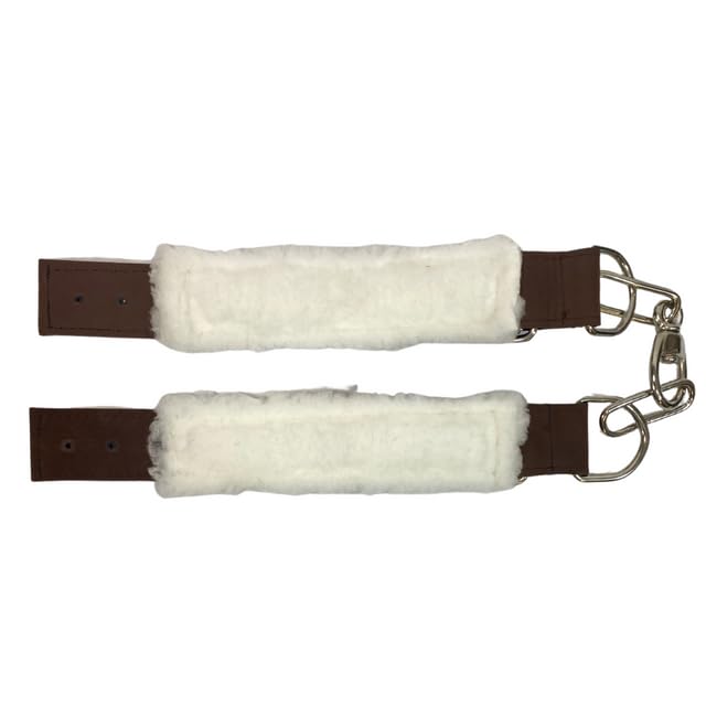 Intrepid International Fleece Lined Leather Hobbles - Secure and Comfortable Horse Leg Restraints for Various Activities