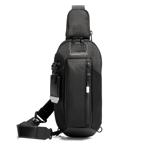 TUMI Alpha Bravo Esports Pro Sling Bag, 12.0" X 5.8" X 2.5", Black - color: Black