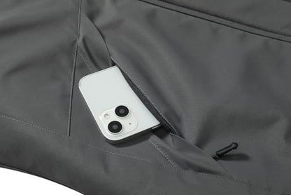 MOERDENG Women's Warm Winter Coat Insulated Snowboarding Jacket - color: Darkgrey, size: X-Large
