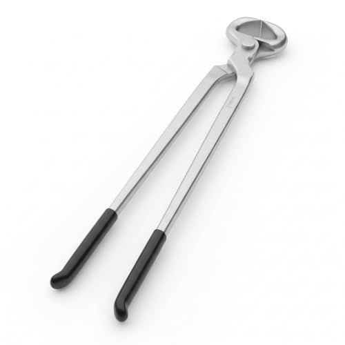 Precision Premium Quality 12 Inches Drop Forged Carbon Steel Vanadium Chrome Steel Heavy Duty Farrier Hoof Nipper Farrier Tool