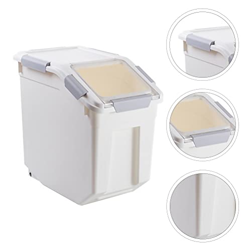 25lb Airtight Flour Storage Container, Gray - color: Gray 2 Count