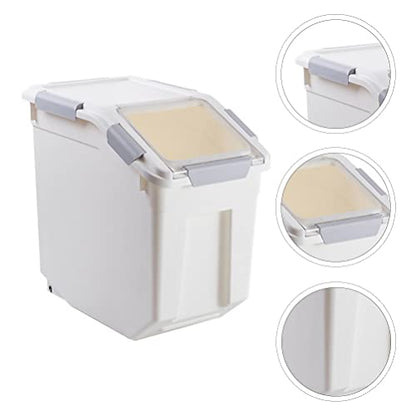 25lb Airtight Flour Storage Container, Gray - color: Gray 2 Count