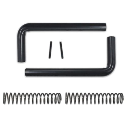 Trailer Gate Spring Latch Repair Kit 819T for Utility Trailers | Heavy-duty black steel latch repair kit, includes pins and springs, fits Carry-On utility trailers, replaces 819T