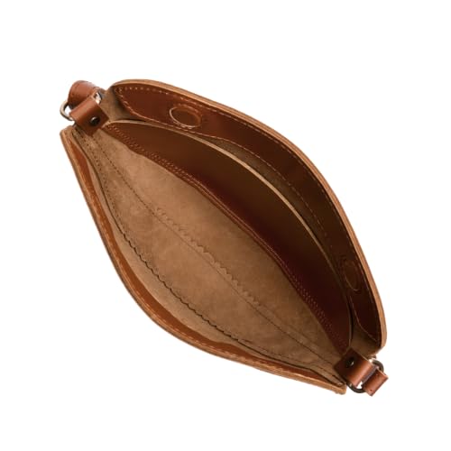 Portland Leather Goods Koala Sling Bag - Adjustable Full-Grain Leather - color: Honey, size: Medium