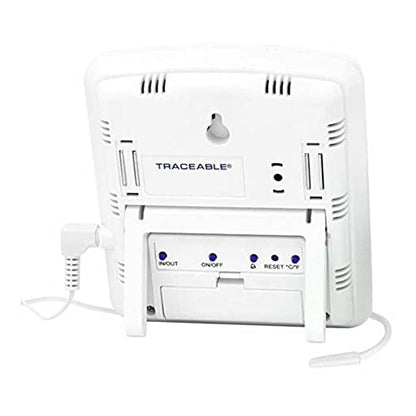 Control Traceable 4648 Jumbo Display Vaccine Thermometer with 5ml Round Bottle, -50°C to 70°C (-58°F to 158°F) Range, 0.1° Resolution