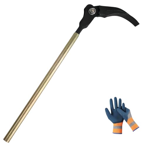 Heavy Duty Fence Wire Stretcher Barbed Wire Tensioner Portable | Single-player operation. 25.6" handle for leverage. Fits wire up to 0.23" (barbed/smooth/high-tensile). Carbon steel