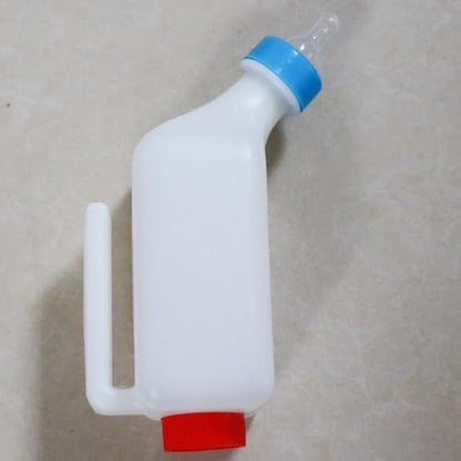 Lamb Feeding Bottle Clear Scale Milk Feeder Drinking Nipple