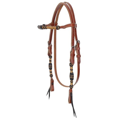 Showman Rawhide Ridge Browband Headstall & Breast Collar Set
