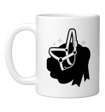 Halter Show Market Lamb Exhibitor Sheep County Fair Graphic Ceramic Mug, White
