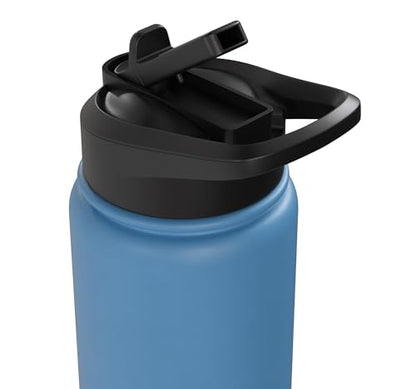 I´m A Goat Trapped In A Human Body Coat Pygmy Goat Farmer Stainless Steel Insulated Water Bottle - color: Light Blue