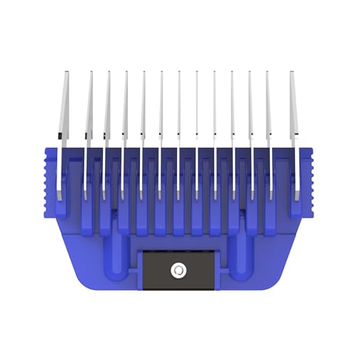 Stainless Steel A5 Wide Guide Comb – Metal Attachment for A5 Wide Blades, Compatible with Wahl KM, Andis, Oster, Heiniger – Smooth & Durable Grooming Guard (10mm - 3/8") - size: 10mm - 3/8"