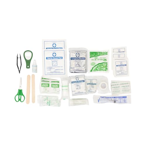 Country Living 50-Piece Pet Travel First Aid Kit – Emergency Pet Care for Home & Travel – Treats Cuts, Scrapes, Bites, & Minor Injuries – Essential Safety Kit