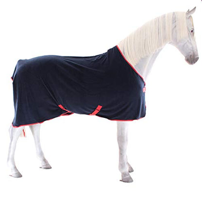 Horseware Ireland Mio Fleece Cooler Navy/Red 78 - size: 78