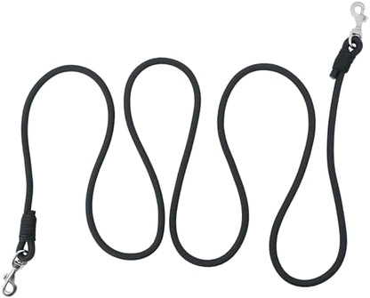 Jeereal Roper Rein, Broken in,Supple Rein, Nylon Braiding Barrel Rein for Ranch Work,Daily Riding,Stainless Steel Hardware,1/2" X 10'