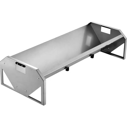 Happybuy Livestock Feeding Trough, 22 Gallon Capacity, 45" Hay Feeder, Heavy Duty Steel Livestock Trough, Galvanized Steel Sheep Feeder Trough Feeding up to 10 Goats for Horse Sheep Hog Farm Sheds Pen
