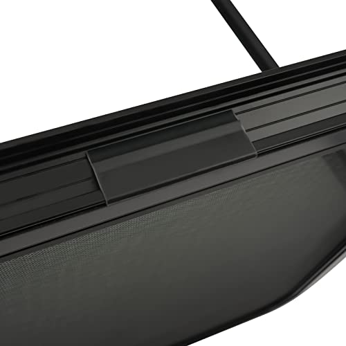 24" W X 20" H RV Window Horizontal RV Windows Privacy RV Replacement Window Stable Sliding Windows Black Universal Rectangular RV Windows With Trim Ring for Teardrop Cargo Horse Trailer Marine Camper - color: 24" W x 20" H