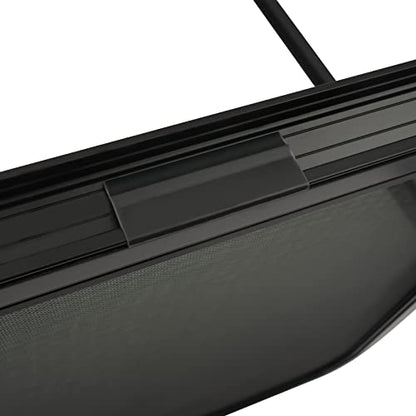 24" W X 20" H RV Window Horizontal RV Windows Privacy RV Replacement Window Stable Sliding Windows Black Universal Rectangular RV Windows With Trim Ring for Teardrop Cargo Horse Trailer Marine Camper - color: 24" W x 20" H