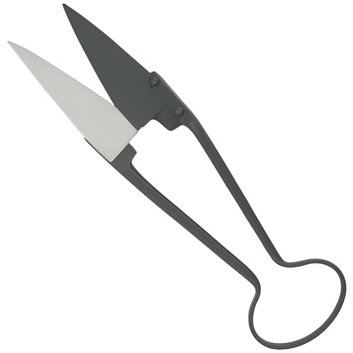 Single Bow Economy Sheep Shears – Ergonomic Design with Back Enameled Handles, 6" Sharp Blades, 12" Overall Length – Ideal for Sheep, Goats, and Livestock – Comfortable and Durable Tool - size: Shears 12 Inch