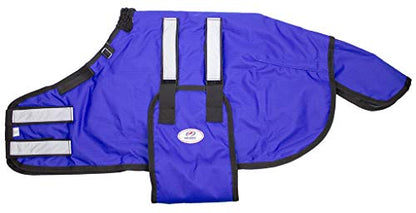 Derby Originals Mini Horse & Foal Winter Turnout Blanket – Reflective, No-Hardware Design, 600D Waterproof Outer, 150g Insulation, 170T Lining, Adjustable Fit, 1-Year Warranty - color: Royal Blue