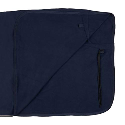 HORZE Moisture-Wicking Secure-Fit Soft Fleece Cooler Horse Blanket or Liner - Black/Beige - 81"