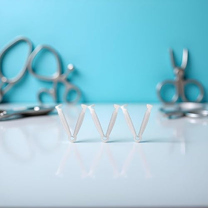 Disposable Umbilical Cord Clamps, 20-Pack, Medical-Grade Pet Birth Tool, Small Animal Veterinary Supplies