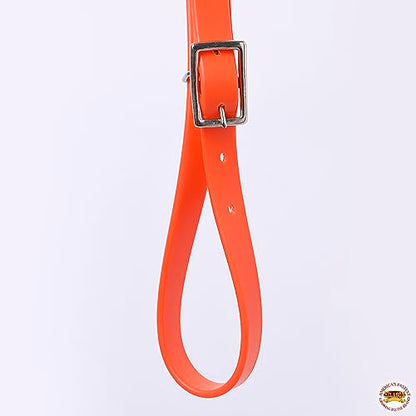 HILASON Western Horse Biothane Leather Breast Collar Tack - color: Orange