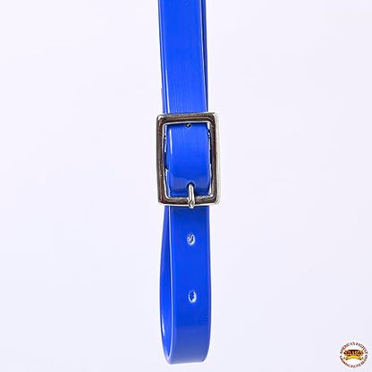 HILASON Western Horse Biothane Leather Breast Collar Tack - color: Royal Blue