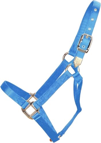 Hamilton Deluxe Horse Halter, 800-1100 lbs, Berry Blue - color: Berry Blue, size: Average, 800-1100lbs