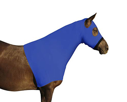 Comfort Stretch Lycra Sleazy Slicker Horse Hood Neck Cover