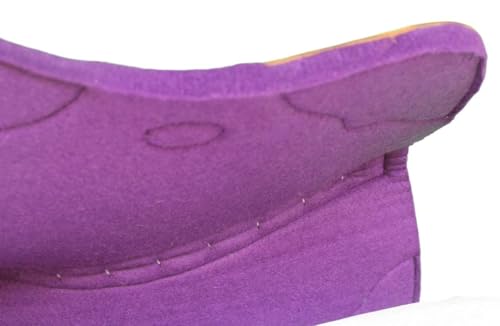 Horse 32" x 32" Western Contoured Wool Felt Barrel Saddle Pad 39223 - color: Purple, size: 32" Spine x 15" Drop