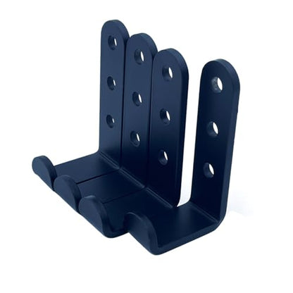 4 Pcs Heavy Duty Steel Wall J Hooks for Hanging,Garage Storage Utility Hooks Garden Tool Organizer, Wall Mount Hooks, Small U Hooks,Black (M) - size: Medium
