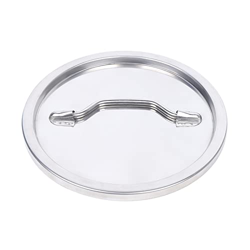 LOYALHEARTDY Stainless Steel Milk Bucket Lid, Durable Universal Lid with Embedded Silicone Seal Ring for 12L/20L/30L/40L/50L/60L Milk Bucket - color: Lid