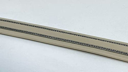 Bird Barrier Bird-Shock Flex-Track – 50ft Low Profile Electrified Track Bird Deterrent – Flexible PVC Strips with Stainless Steel Braid – Bird Repellent for Roofs, Parapets, Ledges - Beige - color: Beige