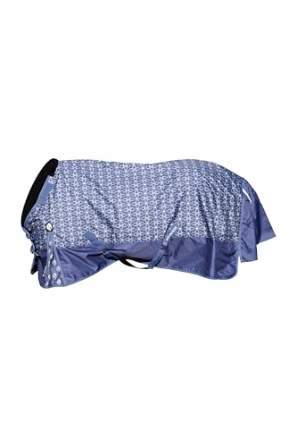 Equinavia Arktis Regular Neck Heavy Turnout Blanket 300g - Skipper Blue - 81 in - color: Skipper Blue, size: 81 in
