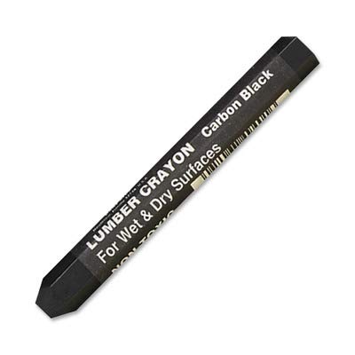 3 Pack Dixon 49400 Industrial Lumber Crayon - Carbon Black - 12 per Package