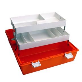 Flambeau Orange Medical Box First Aid Medium Empty